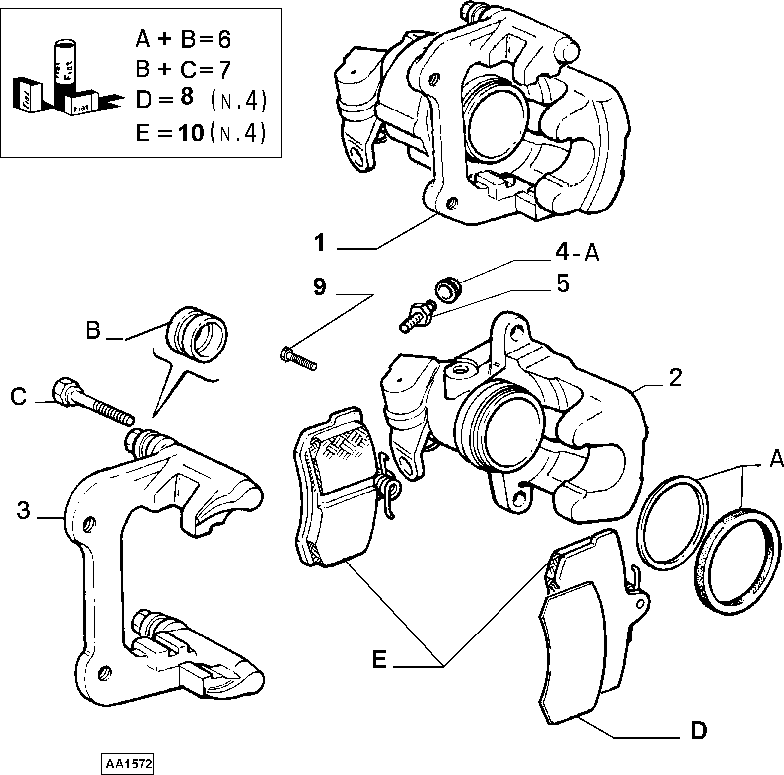 FIAT 9947880 - Тормозной суппорт autospares.lv