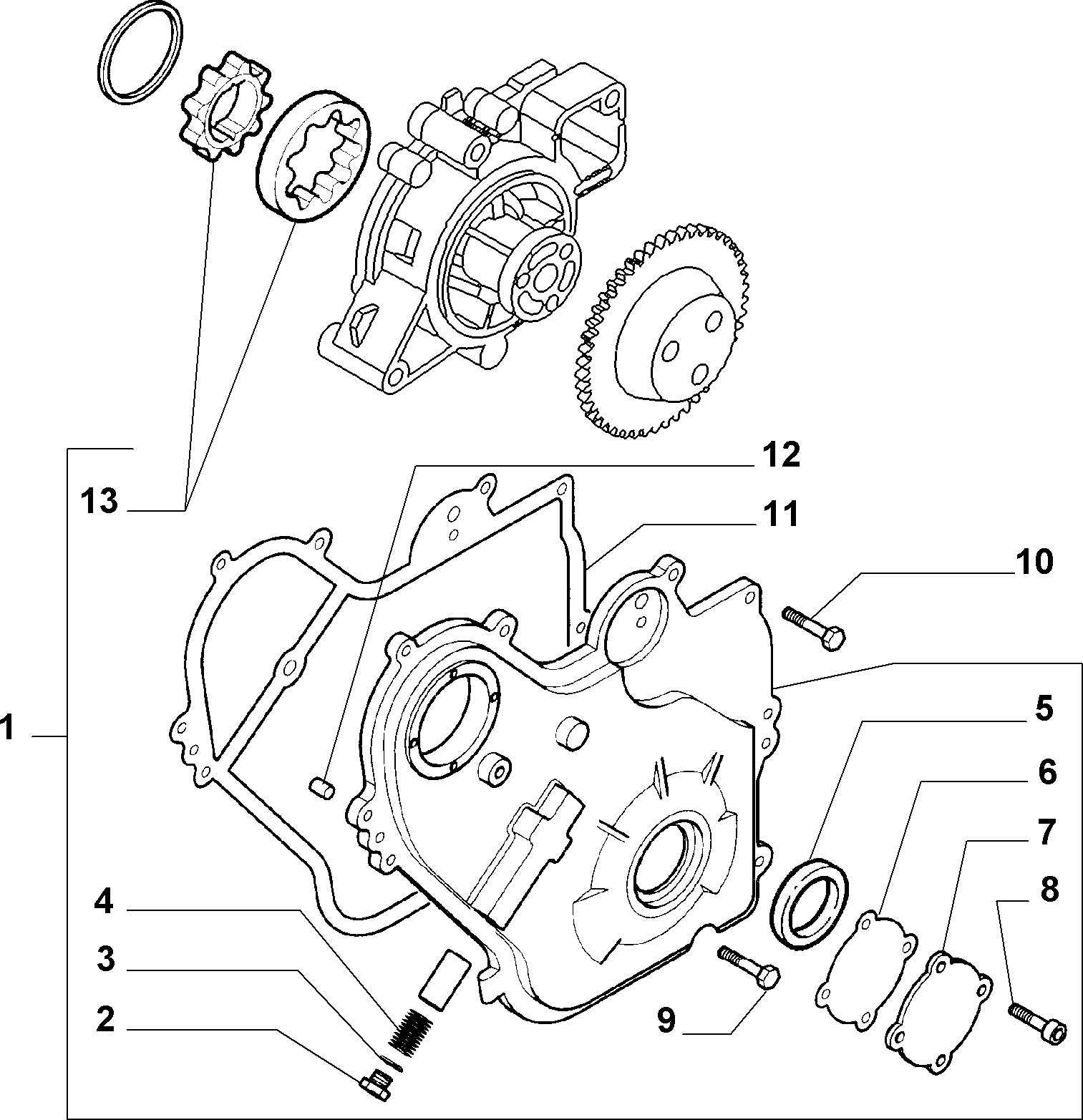 FIAT 71739386 - Уплотняющее кольцо, коленчатый вал autospares.lv