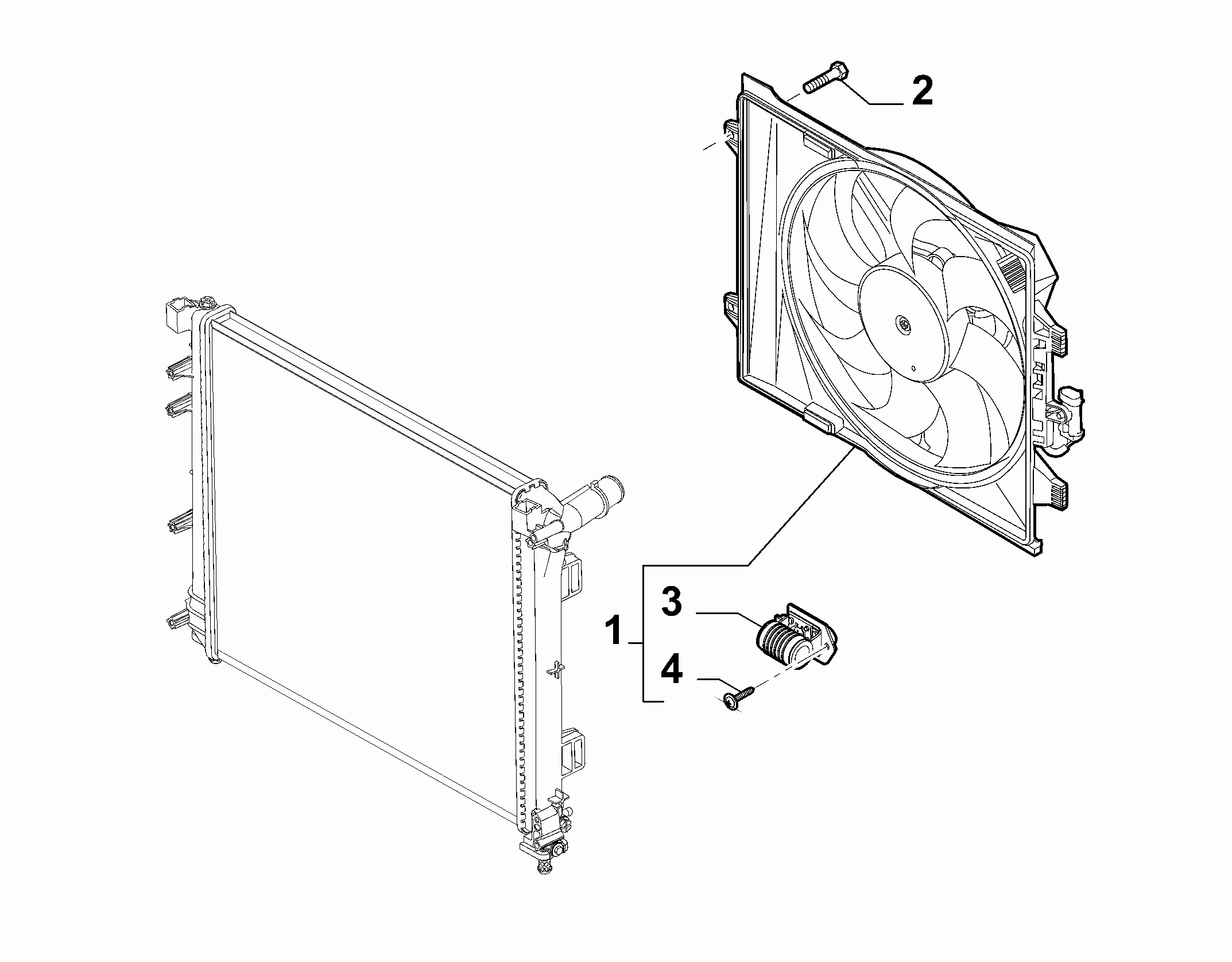 FIAT 51887780 - Вентилятор, охлаждение двигателя autospares.lv