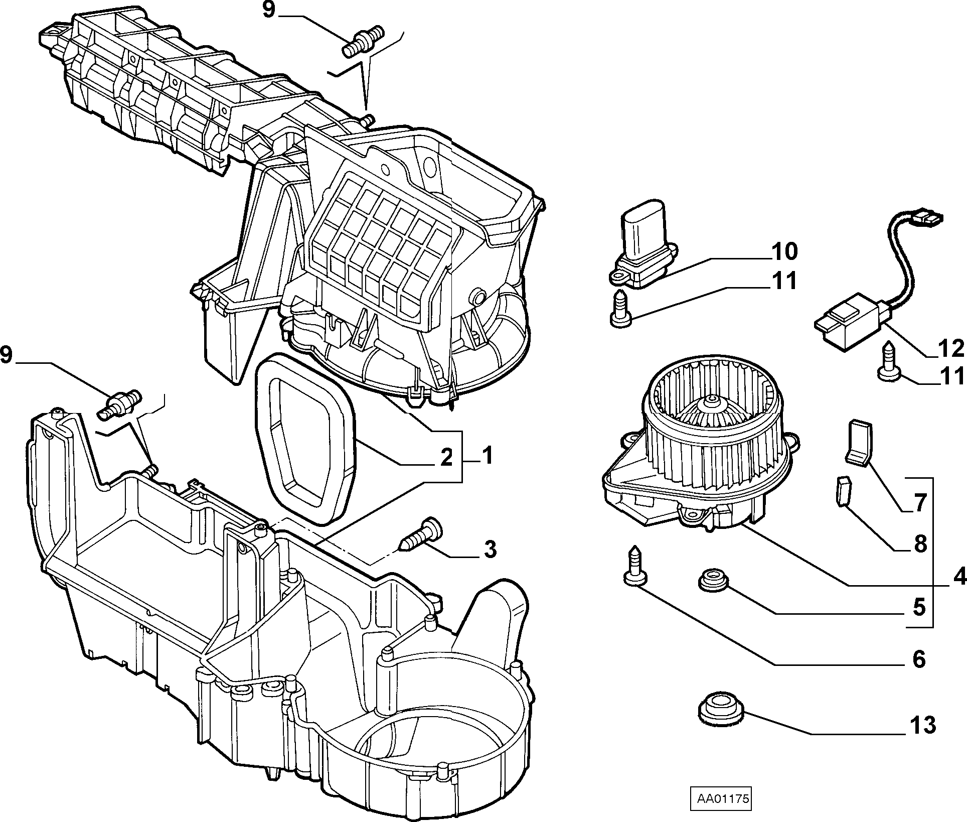 FIAT 77364715 - Сопротивление, реле, вентилятор салона autospares.lv