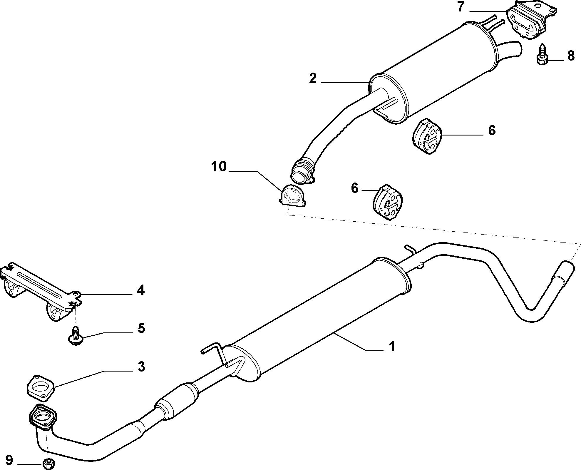 FIAT 46 77 49 63 - Прокладка, труба выхлопного газа autospares.lv