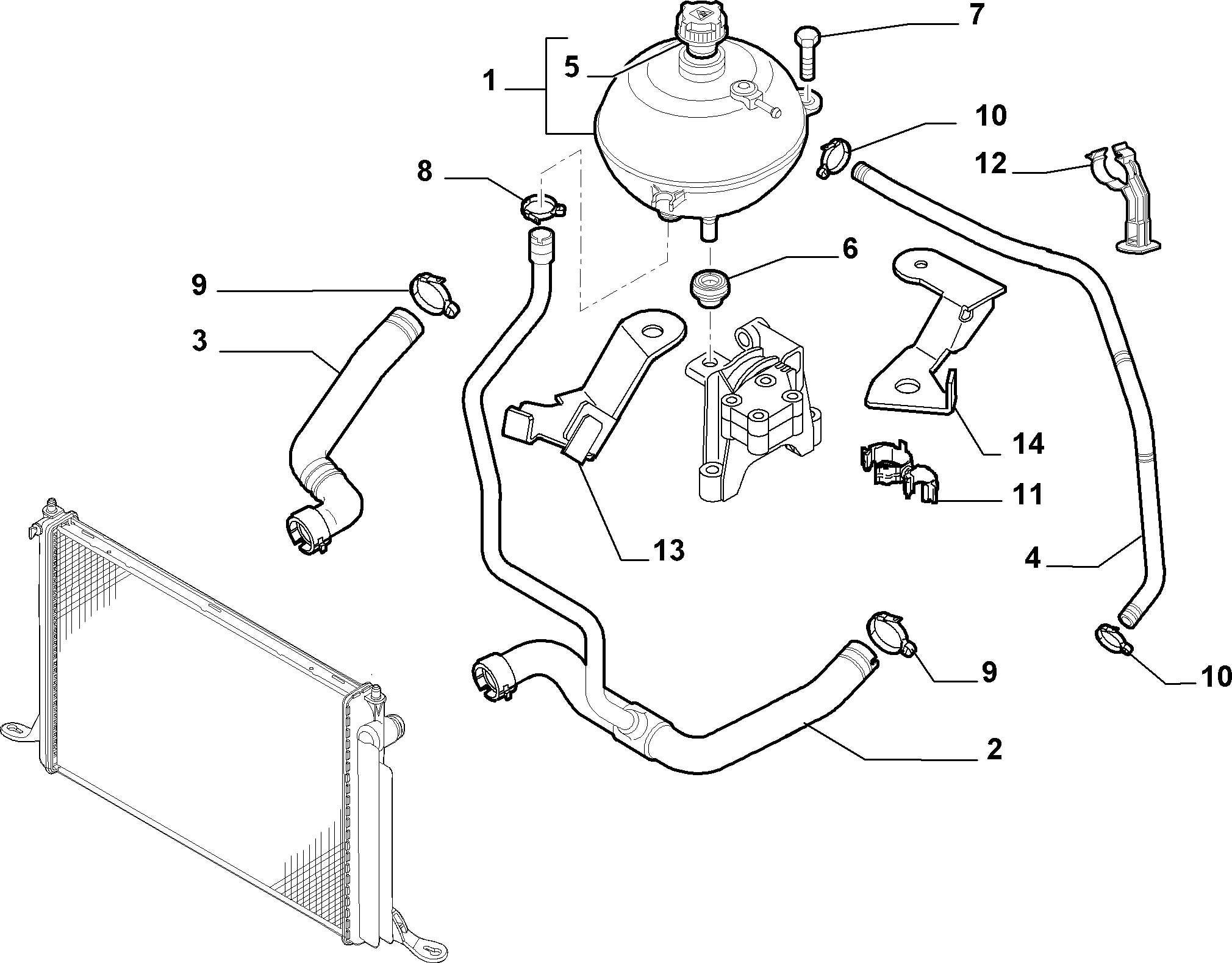 Alfa Romeo 51722078 - Компенсационный бак, охлаждающая жидкость autospares.lv