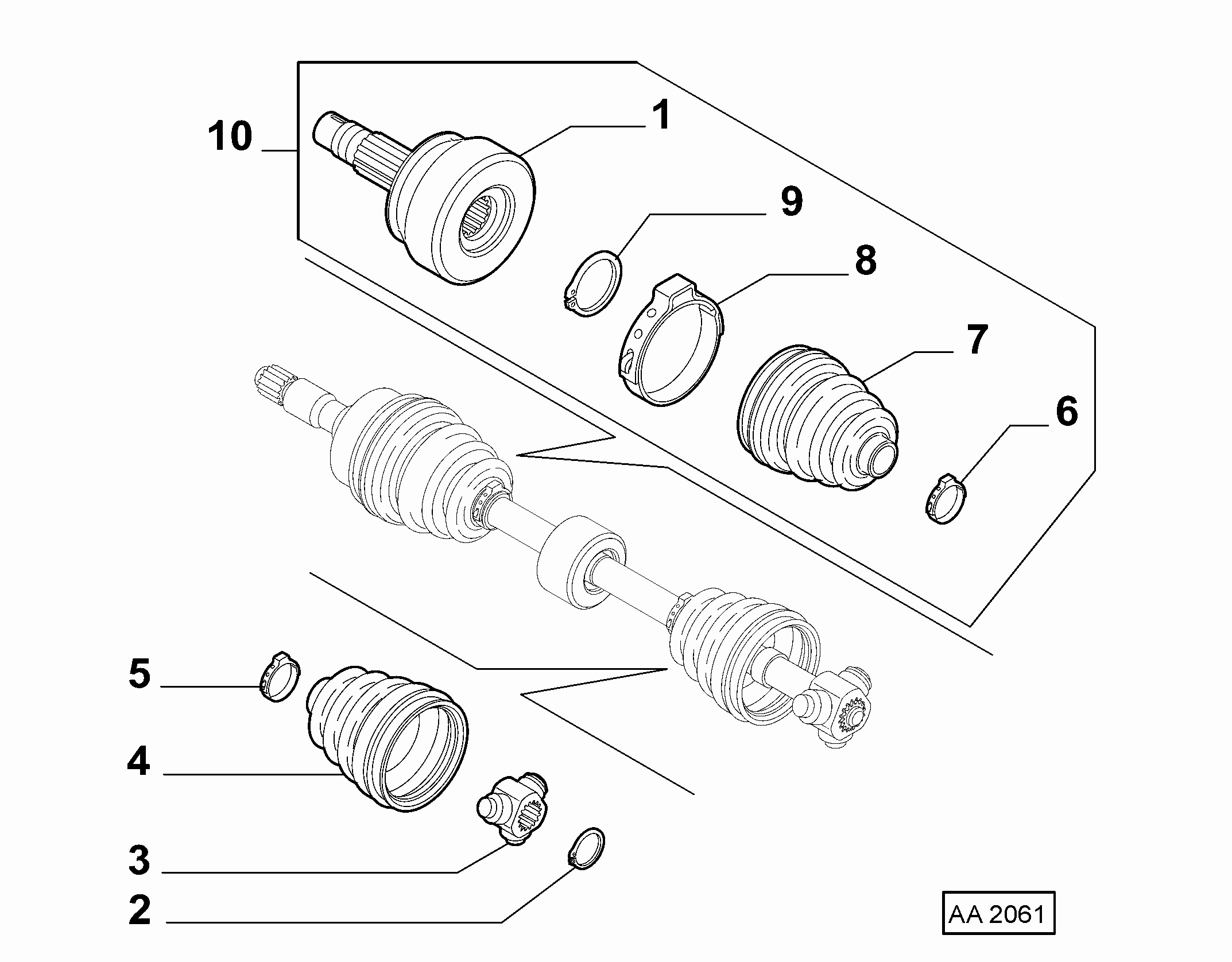 FIAT 46308036 - Пыльник, приводной вал autospares.lv