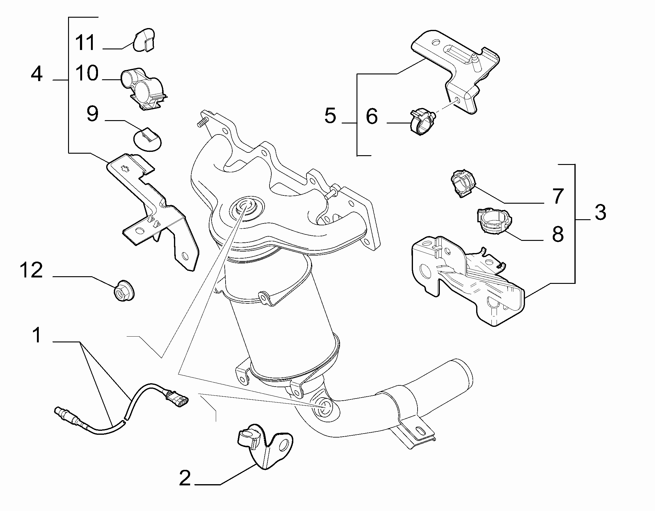 FIAT 51 774 422 - Лямбда-зонд, датчик кислорода autospares.lv