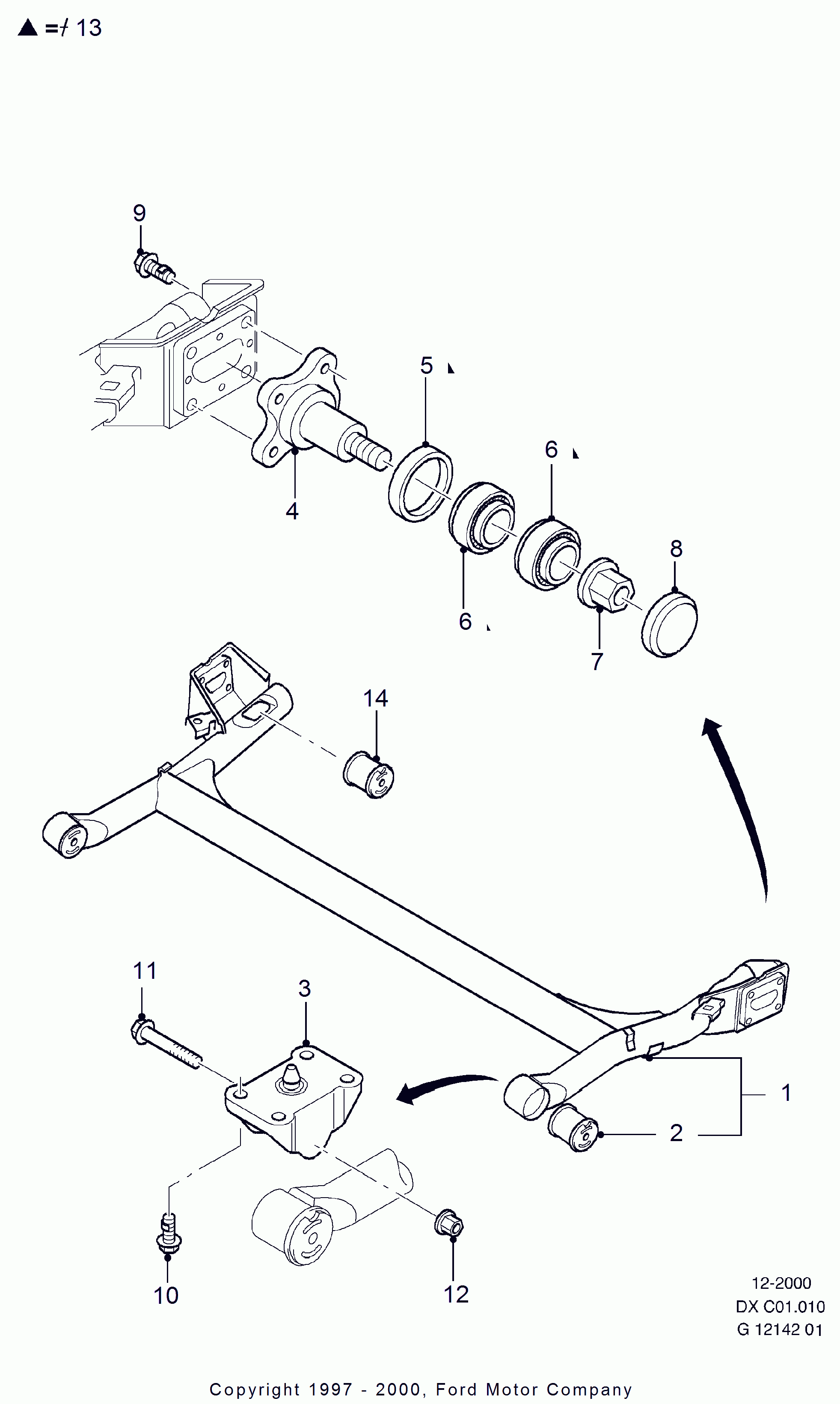 FORD 1375743 - Подшипник ступицы колеса, комплект autospares.lv