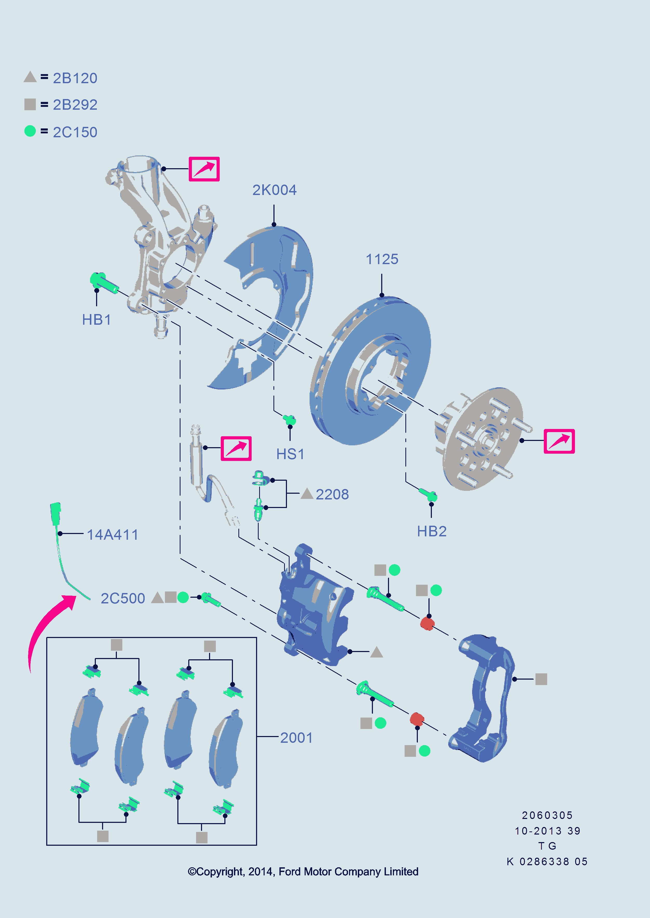 FORD 1842633 - Тормозной диск autospares.lv