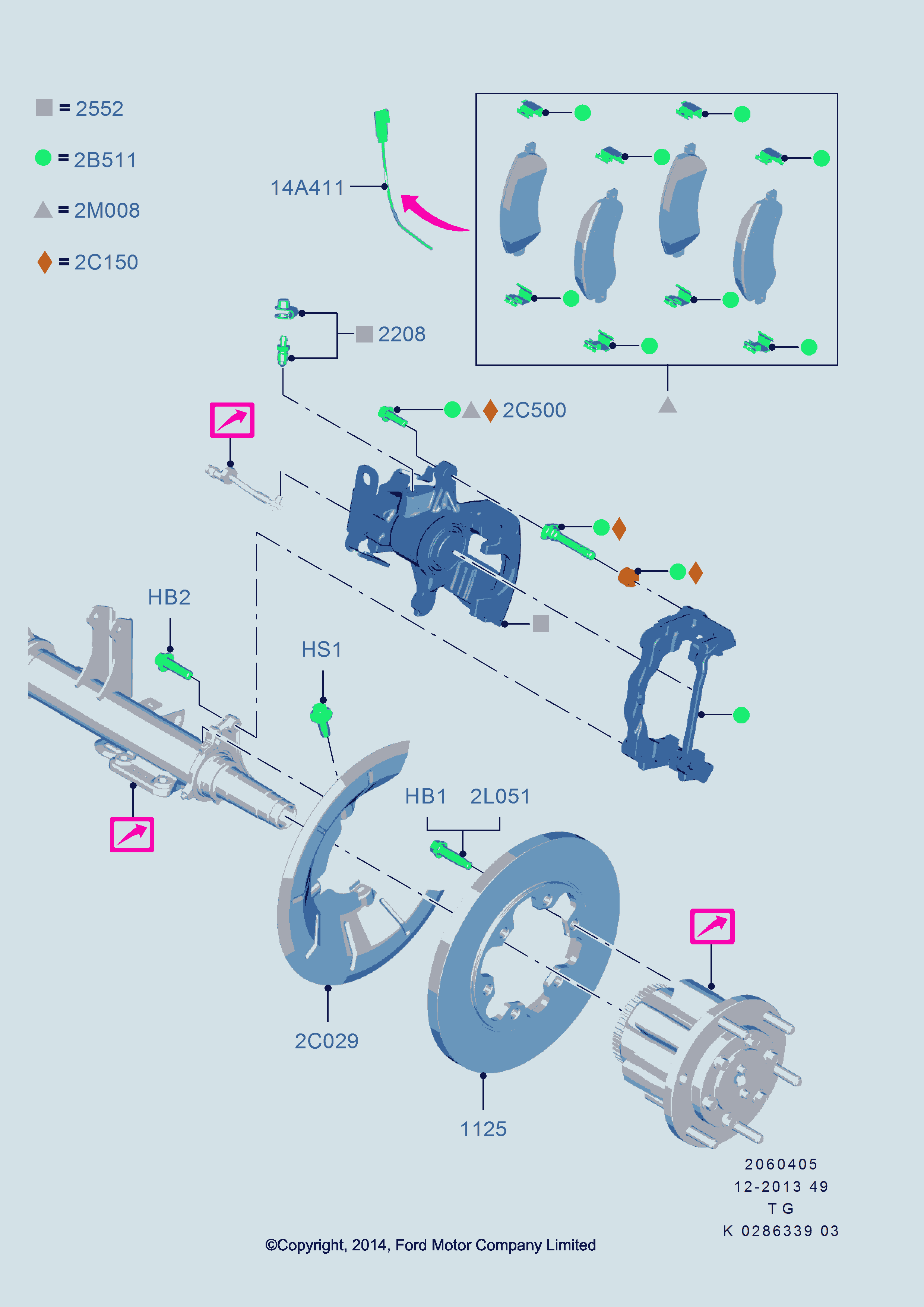 FORD 1815599 - Тормозной диск autospares.lv