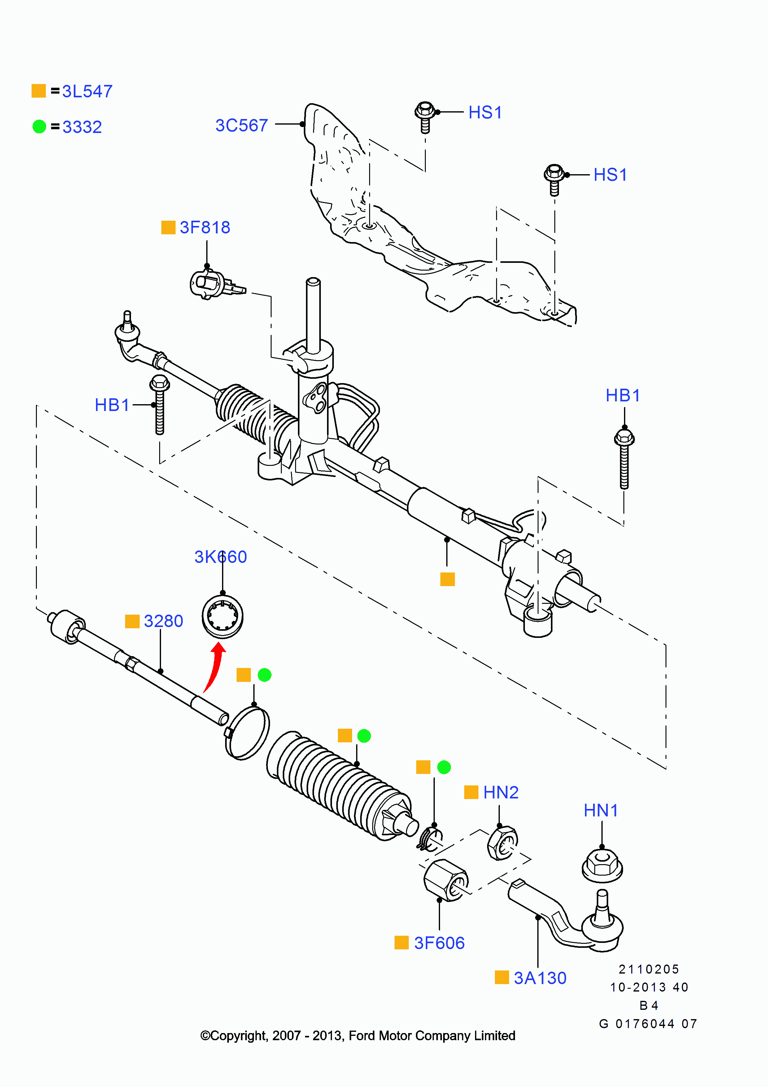 FORD 1363753 - Датчик угла поворота руля autospares.lv