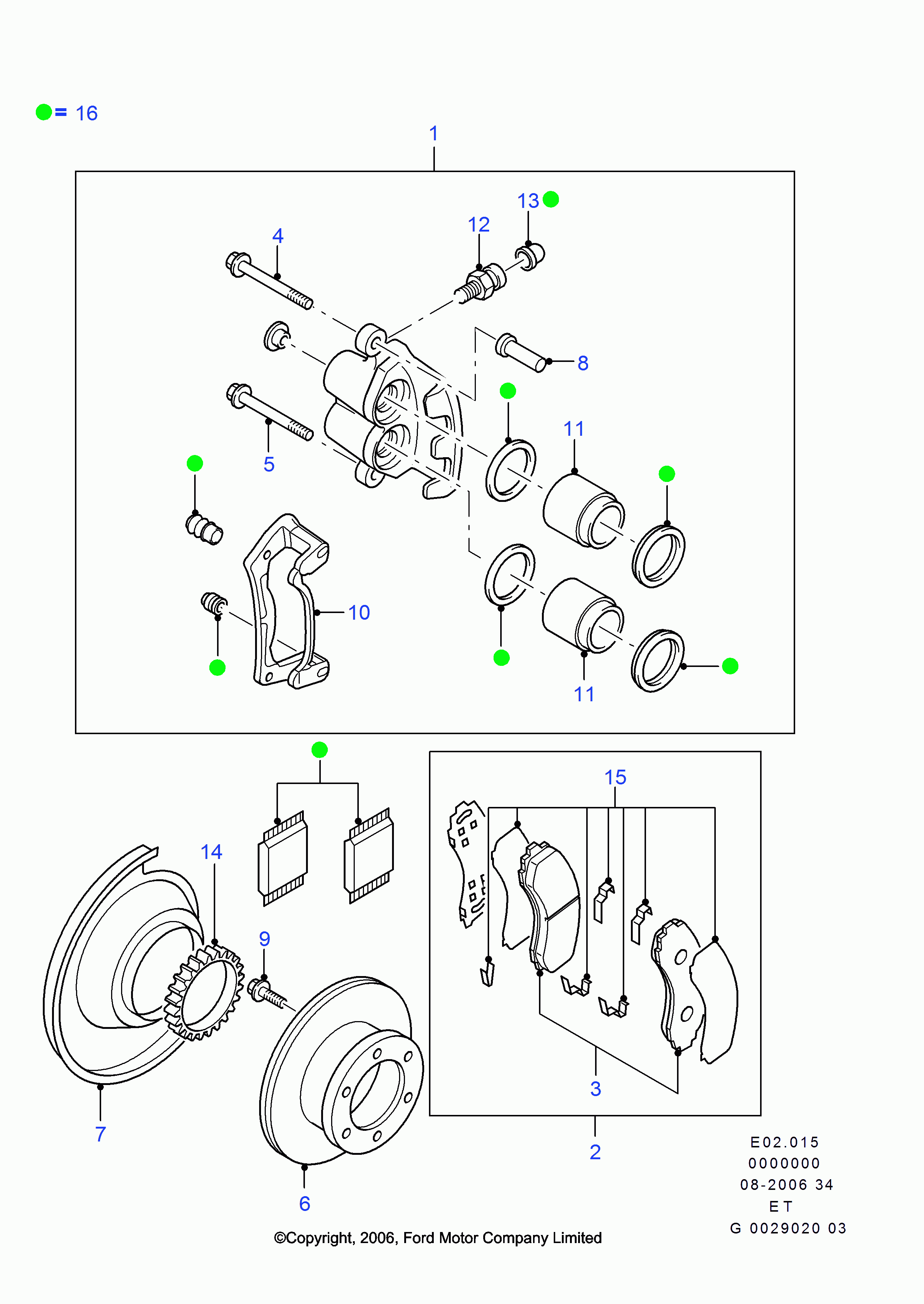 FORD USA 1454526 - Тормозной суппорт autospares.lv