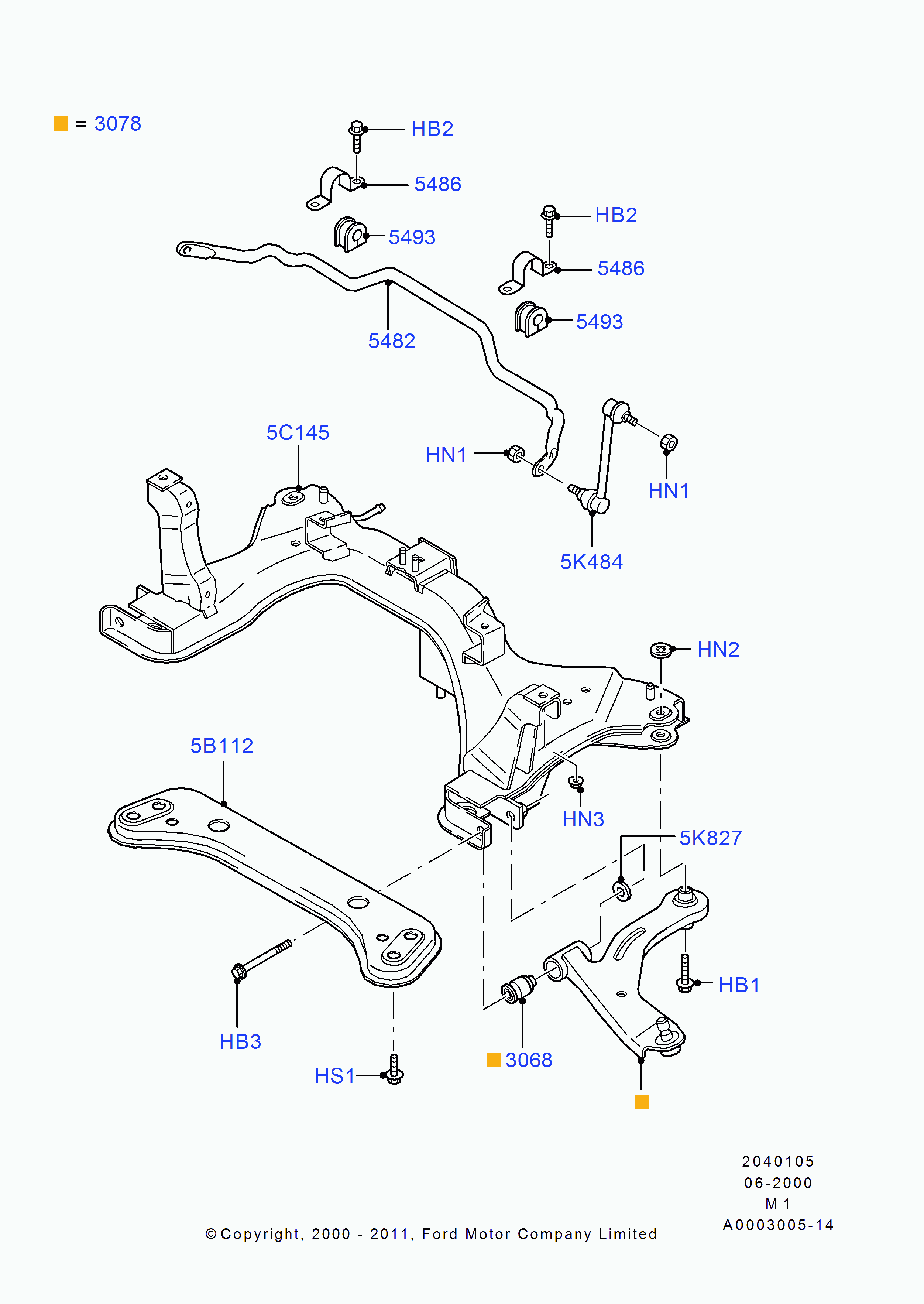 FORD 4763903 - Рычаг подвески колеса autospares.lv