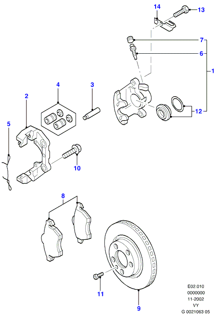 FORD ASIA / OCEANIA 1141782 - Тормозной диск autospares.lv