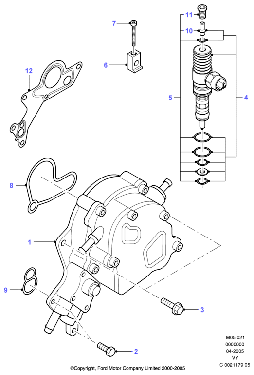 FORD 1746131 - Вакуумный насос, тормозная система autospares.lv