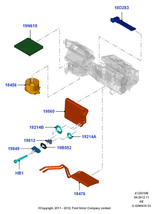 FORD USA 1718237 - Фильтр воздуха в салоне autospares.lv