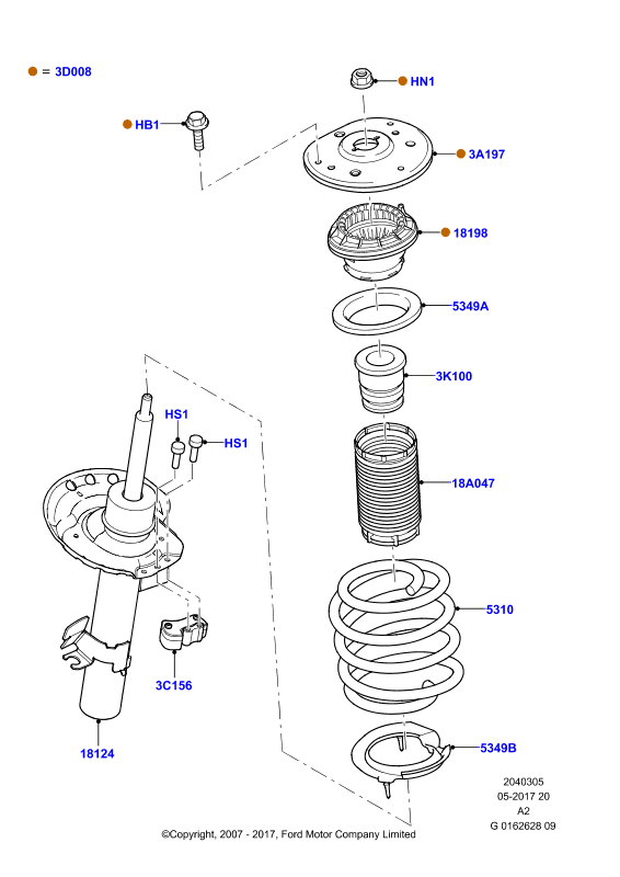 FORD 1741781 - Амортизатор autospares.lv