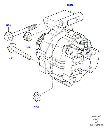 FORD 1 543 764 - Генератор autospares.lv