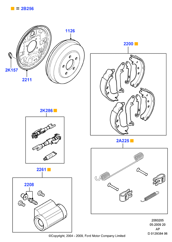 FORD 1385739 - Колесный тормозной цилиндр autospares.lv