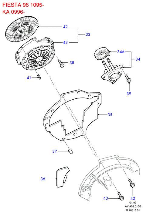 FORD 5027442 - Комплект сцепления autospares.lv