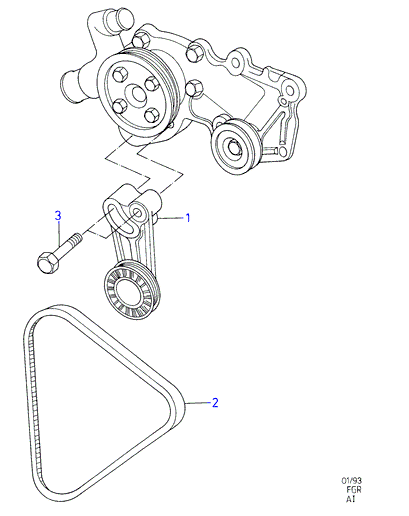 FORD 6170166 - Поликлиновой ремень autospares.lv