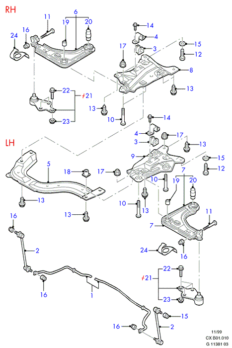 VW 1 035 929 - Сайлентблок, рычаг подвески колеса autospares.lv