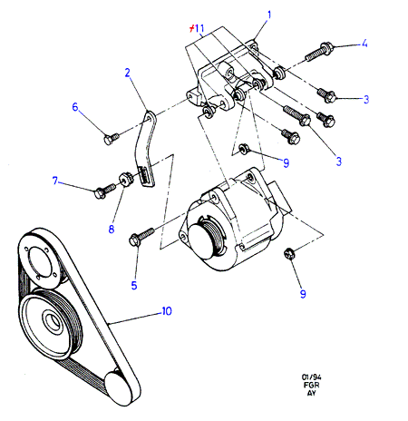 FORD USA 1011697 - Поликлиновой ремень autospares.lv