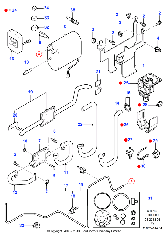 OJD Quick Brake 114-0101 - Tube - Auxiliary Heater Supply autospares.lv