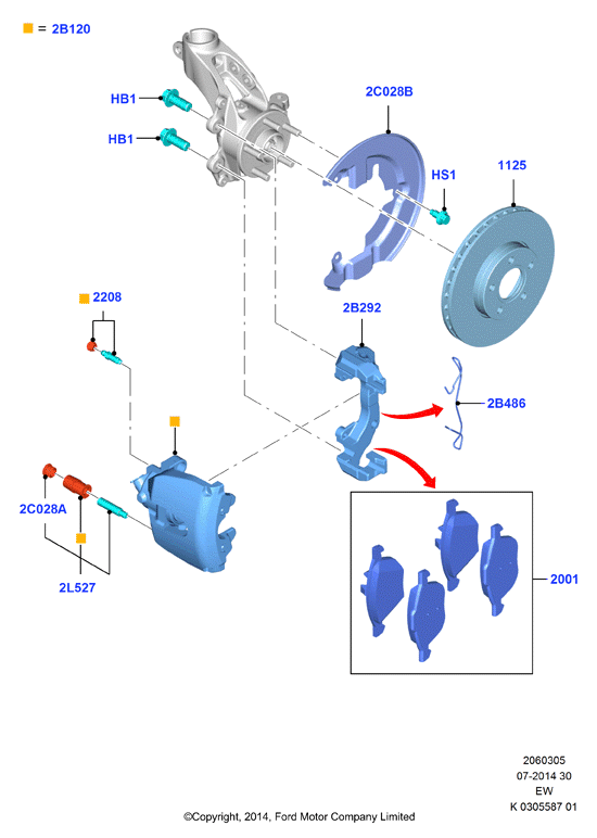 FORD 1068799 - Крышка, заливная горловина autospares.lv