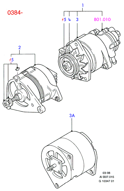 FORD 1450953 - Генератор autospares.lv