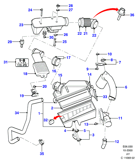 BMW 6 870 153 - Рулевой механизм, рейка autospares.lv