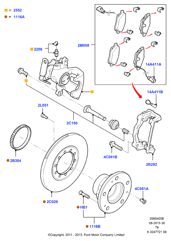 FORD 1464031 - Тормозной диск autospares.lv