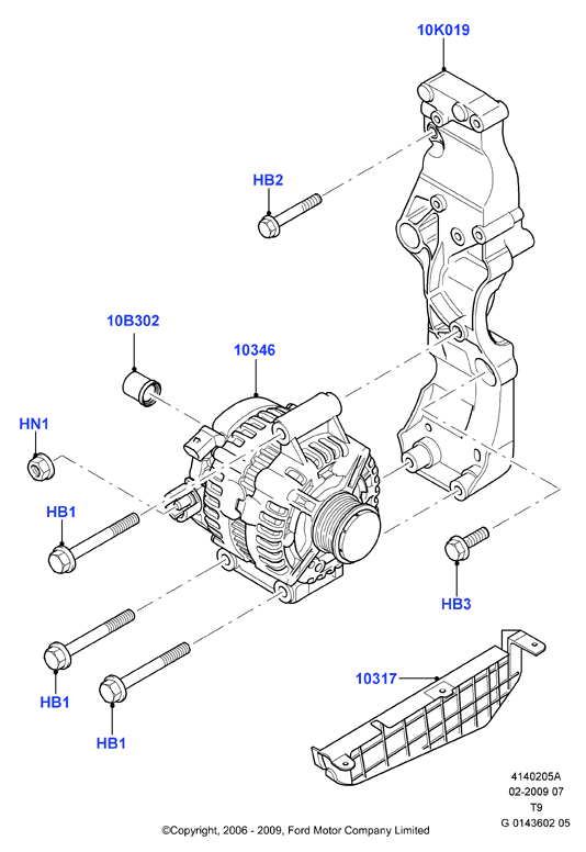 FORD 2097255 - Генератор autospares.lv