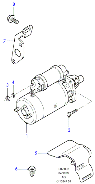 FORD 1416217 - Стартер autospares.lv