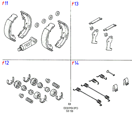 FORD 6808555 - Колесный тормозной цилиндр autospares.lv