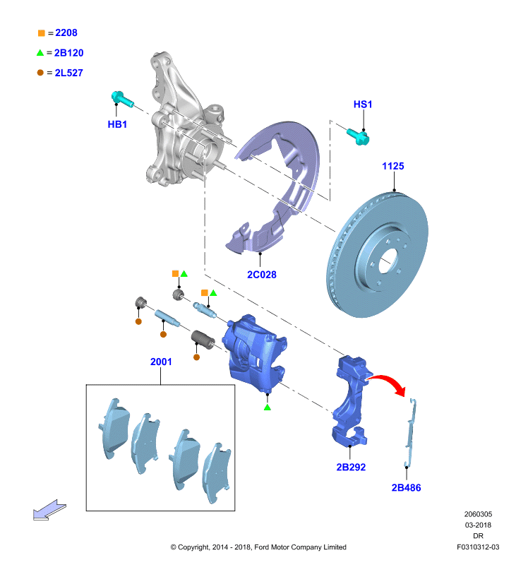 FORD USA 5301450 - Болт воздушного клапана / вентиль autospares.lv