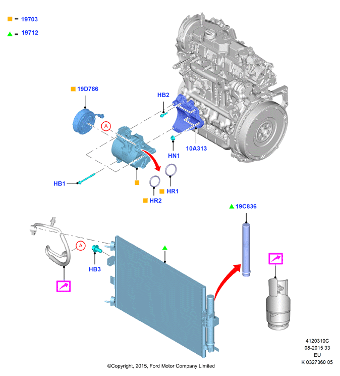 FORD 2069520 - Компрессор кондиционера autospares.lv