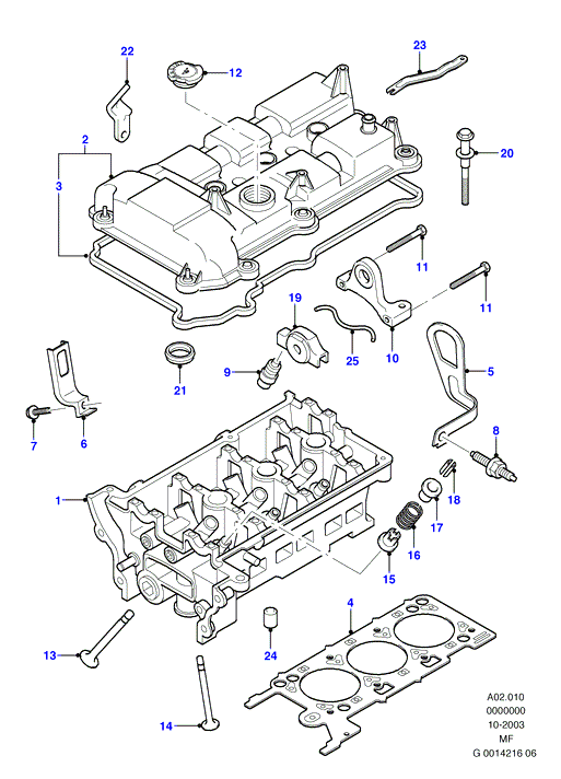 FORD 4411018 - Bolt - Cylinder Head autospares.lv