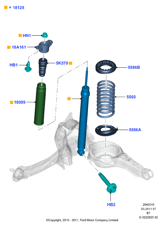 FORD 1 751 385 - Амортизатор autospares.lv