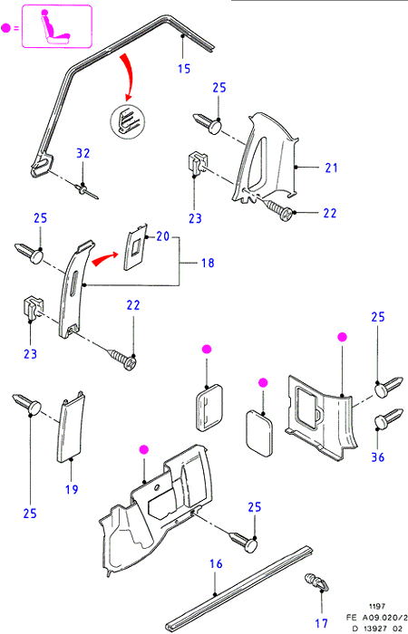 AKRON 1051013 - Panel And Wheelhouse - Qtr - Inner, RH autospares.lv