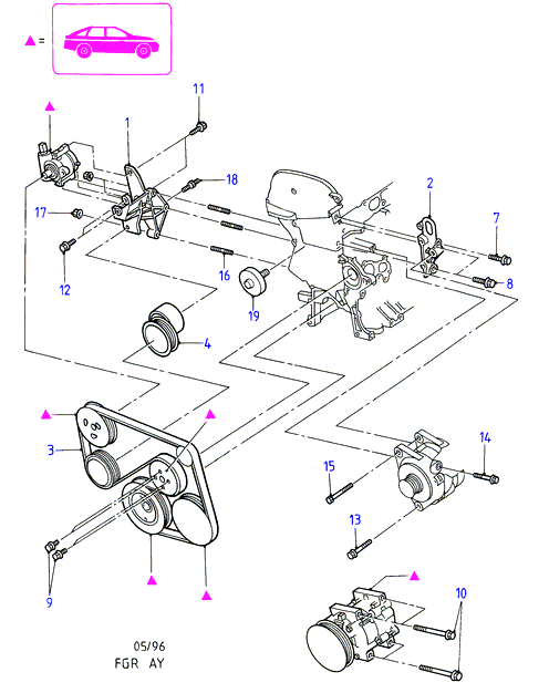 TOYOTA 1070102 - Поликлиновой ремень autospares.lv