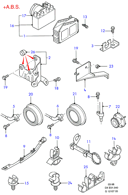 FORD 1 087 770 - Датчик ABS, частота вращения колеса autospares.lv