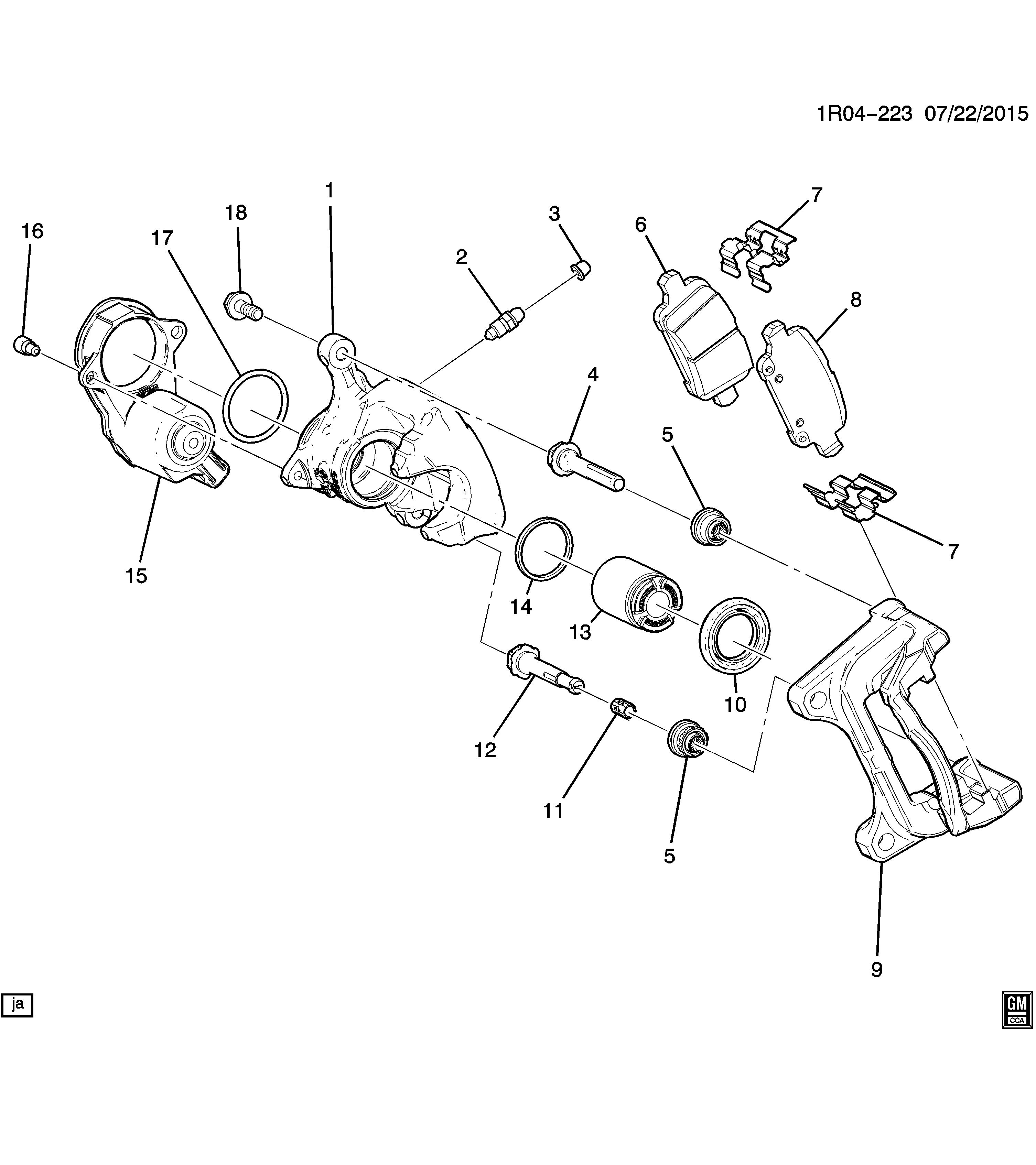 Chevrolet 3902 1615 - Тормозные колодки, дисковые, комплект autospares.lv