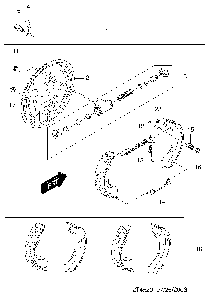 DAEWOO 96574718 - Колесный тормозной цилиндр autospares.lv