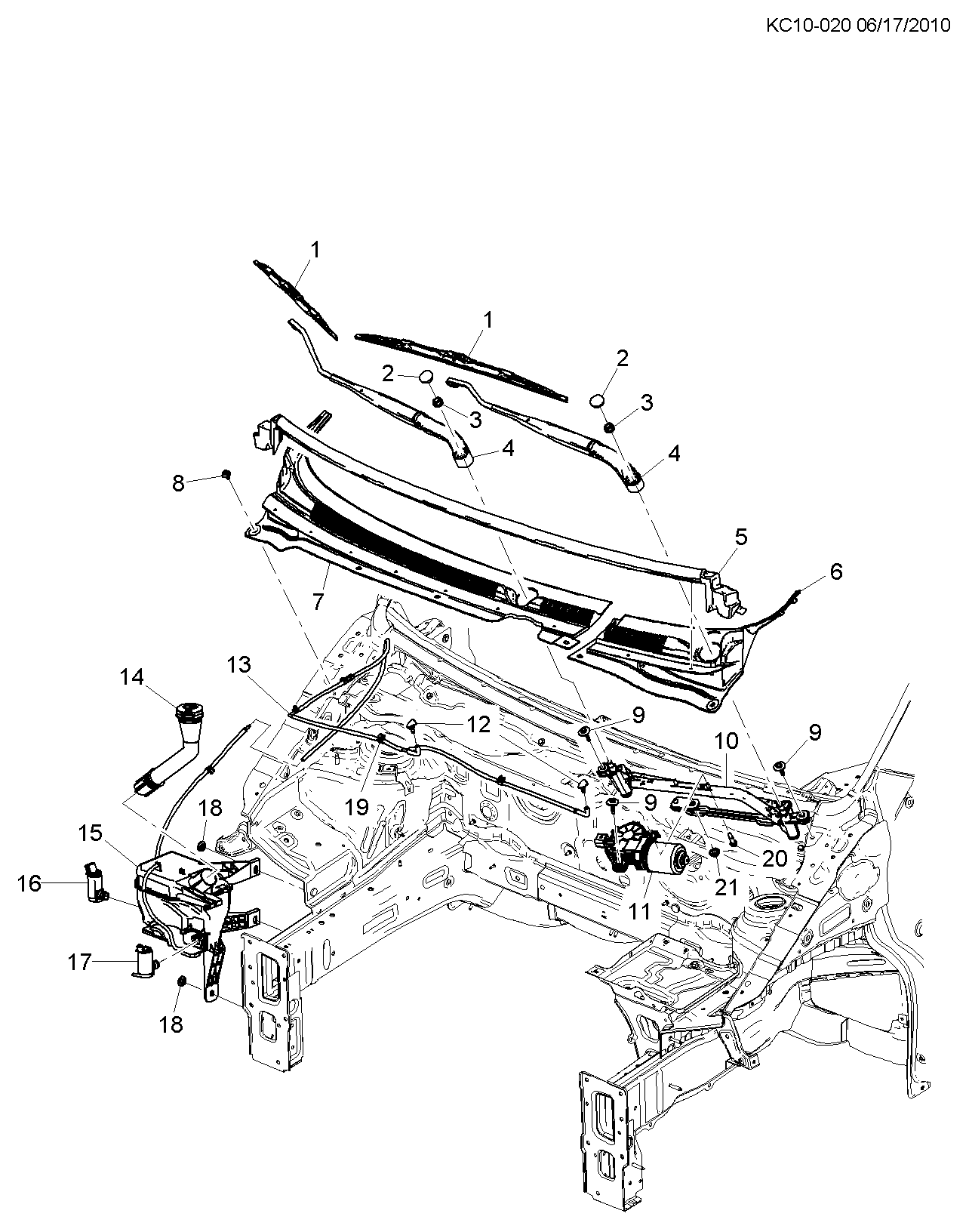 Chevrolet 96688385 - Щетка стеклоочистителя autospares.lv