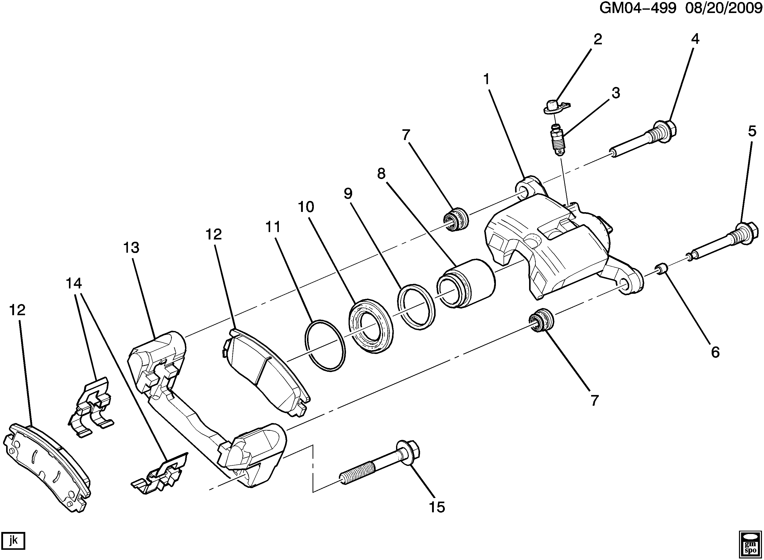 Chevrolet 18029932 - Поршень, корпус скобы тормоза autospares.lv