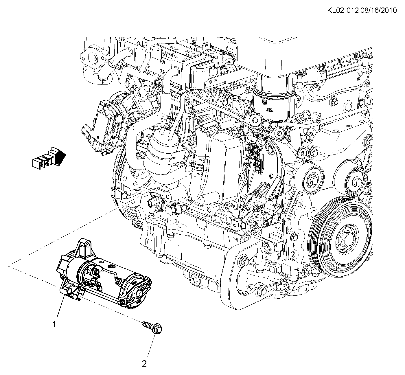 Opel 25192220 - Стартер autospares.lv