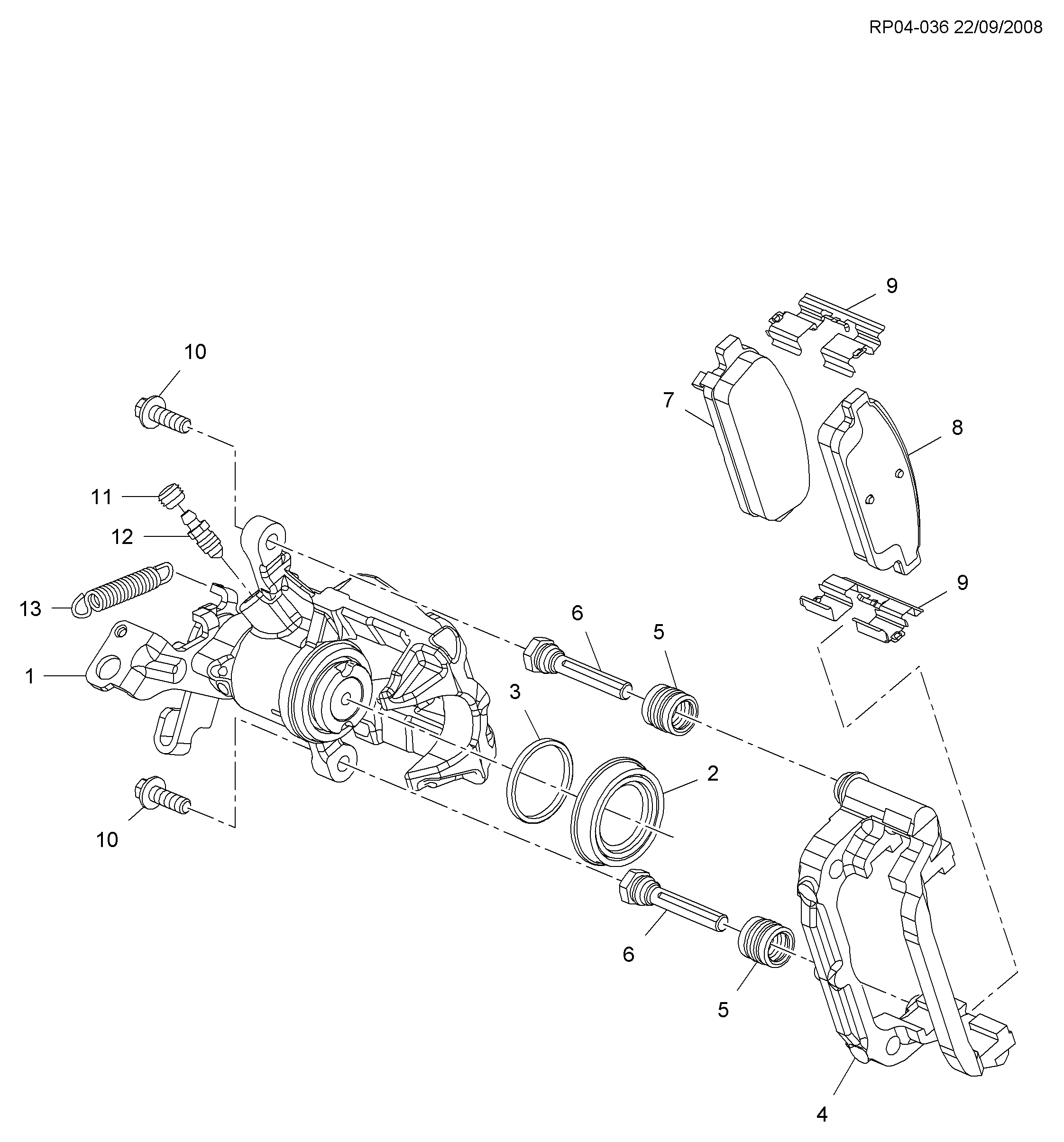 DAEWOO 13411380 - Тормозные колодки, дисковые, комплект autospares.lv