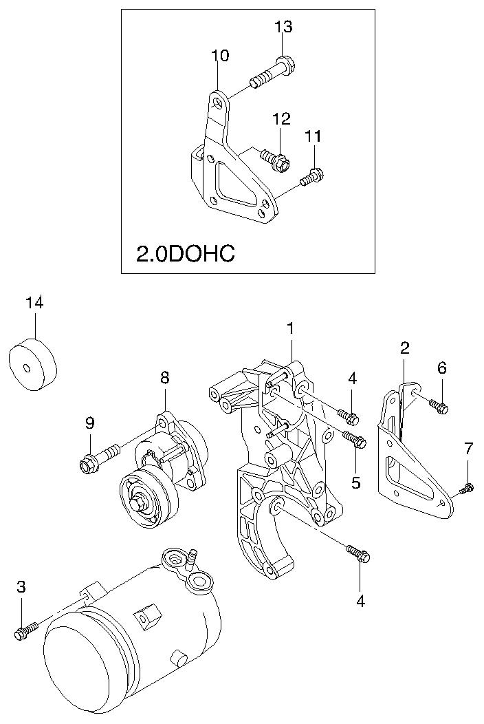 DAEWOO 96183113 - Ролик, поликлиновый ремень autospares.lv