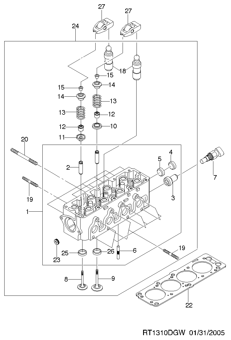 Opel 96391434 - Прокладка, головка цилиндра autospares.lv