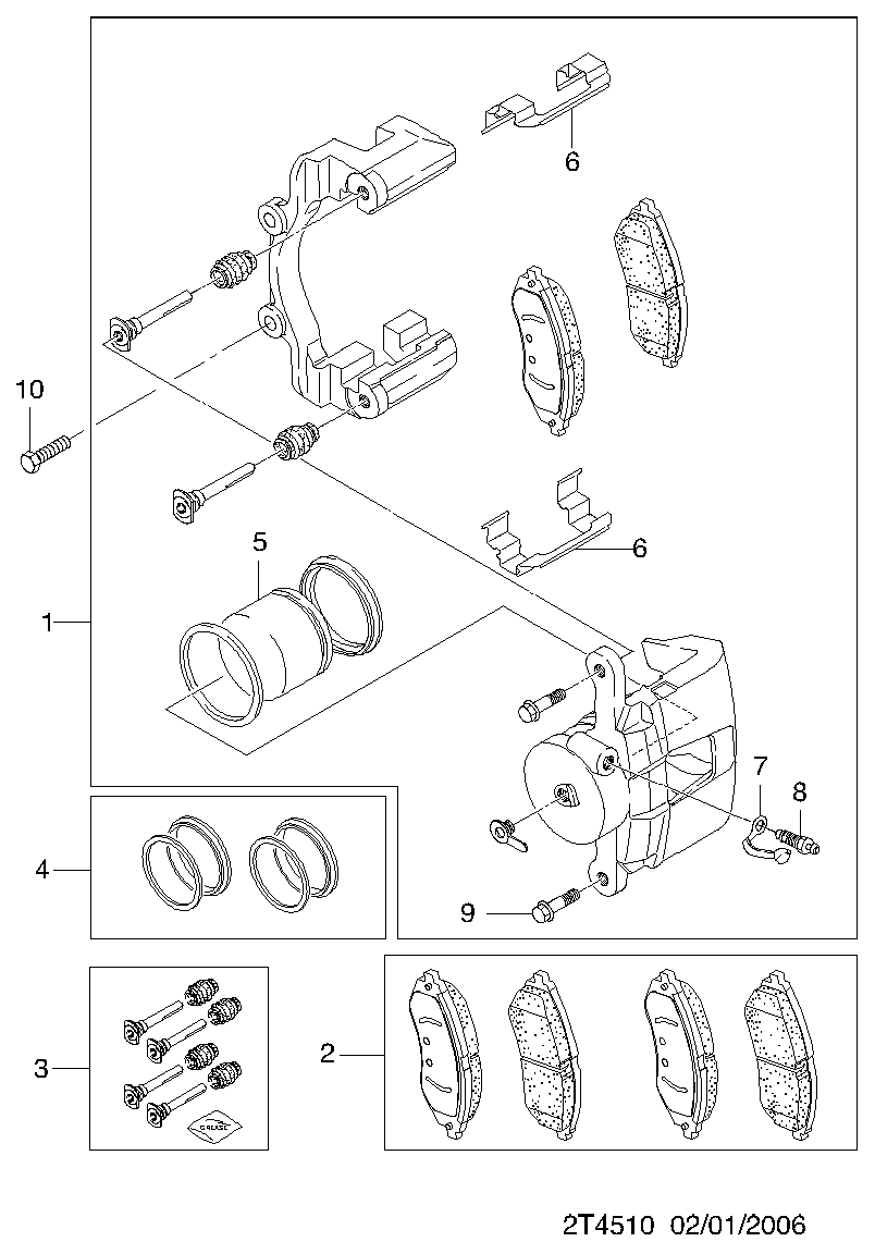 DAEWOO 42 365 538 - Тормозной суппорт autospares.lv