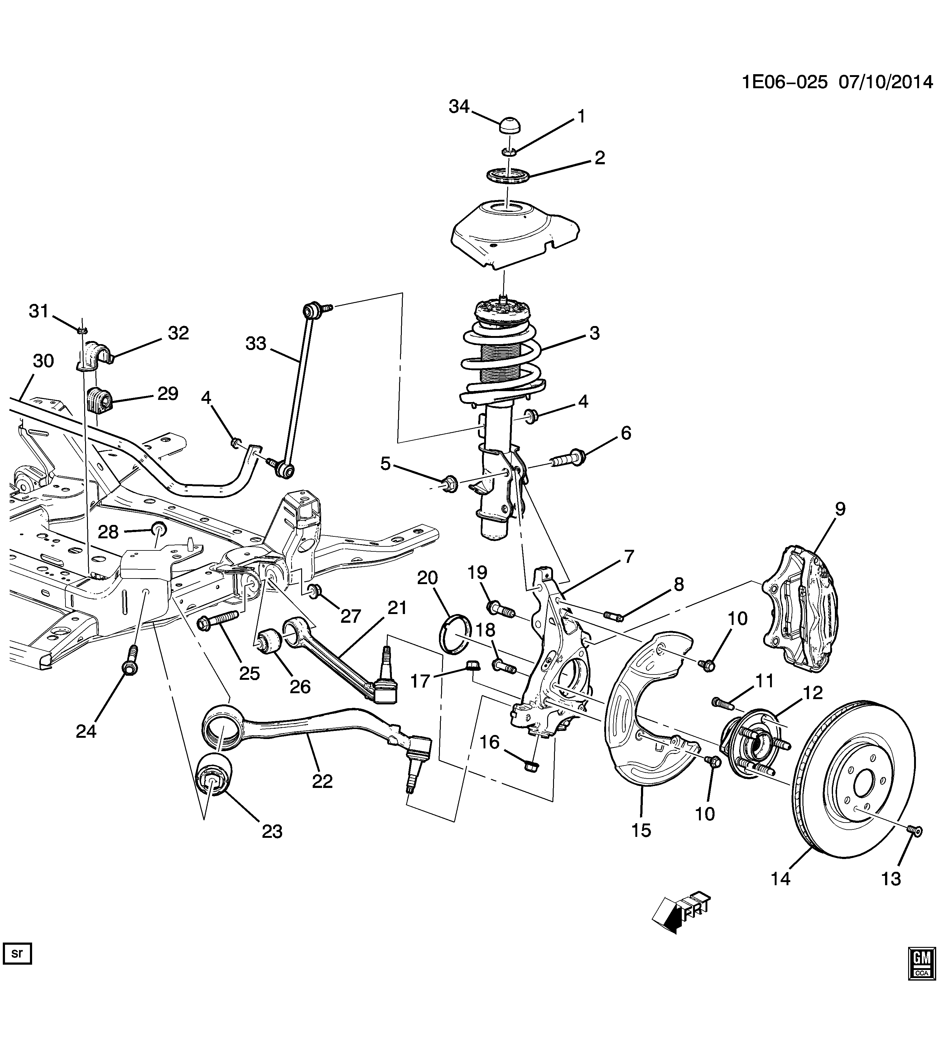 Buick 23118055 - Тормозной диск autospares.lv