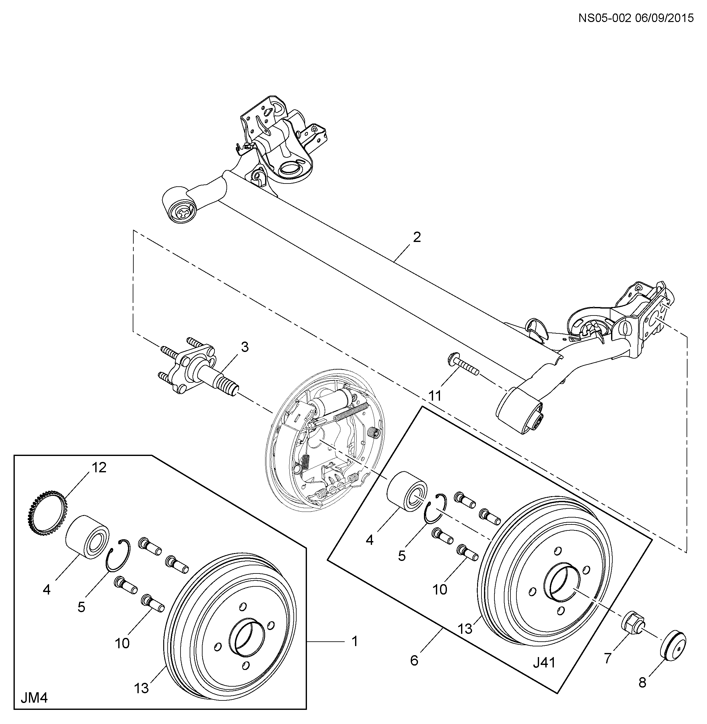 DAEWOO 94535214 - Подшипник ступицы колеса, комплект autospares.lv